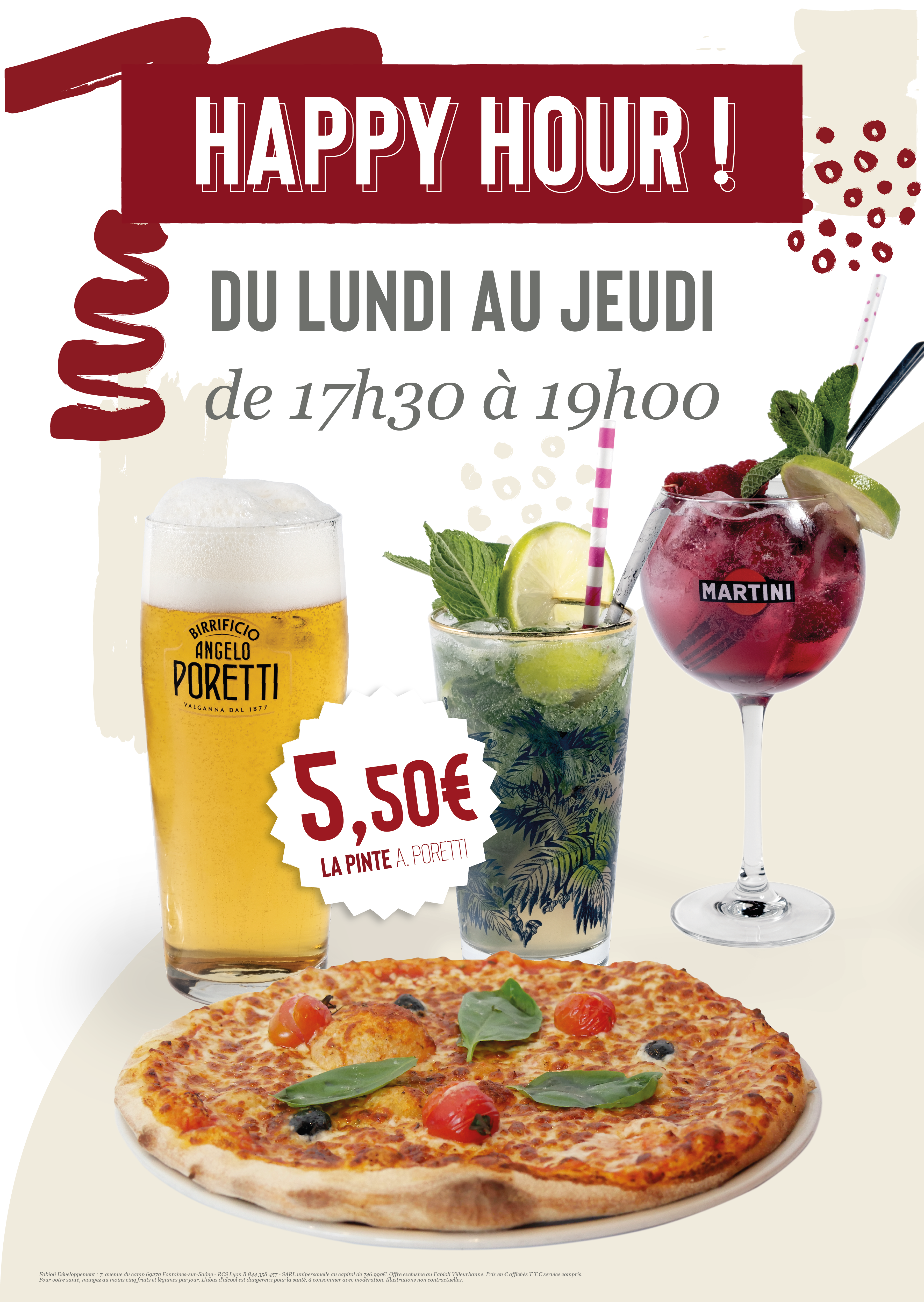 Affiche Happy Hour